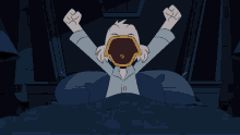 Gif animé Picsou dort